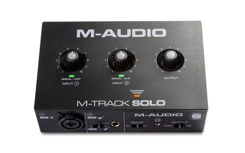 M-AUDIO M-TRACK SOLO - USB аудиоинтерфейс фото 2