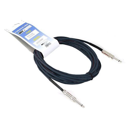 INVOTONE ACI1006/BK - Инструментальный кабель, 6,3 джек моно <-> 6,3 джек моно