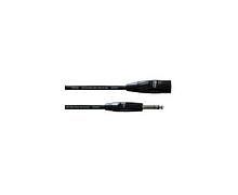 CORDIAL CIM 1.5 MV - Инструментальный кабель XLR male/джек стерео 6.3мм male, 1.5м, черный