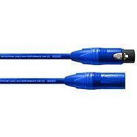CORDIAL CPM 10 FM BLUE - Микрофонный кабель XLR female/XLR male, разъемы Neutrik, 10.0м, синий