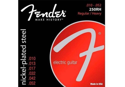 FENDER STRINGS NEW SUPER 250RH NPS BALL END 10-52 - Струны для электрогитары
