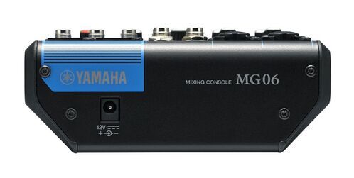 YAMAHA MG06 - Микшерный пульт, 2 микр. вх., 2 стерео пары, D-PRE" микрофонные предусилители фото 2