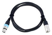 CORDIAL CCM 1.5 FM - Микрофонный кабель XLR female/XLR male, 1.5м, черный