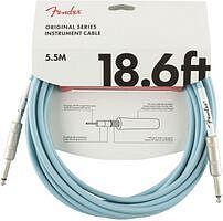 FENDER 18.6' OR INST CABLE DBL - Инструментальный кабель, синий, 18,6' (5,7 м)