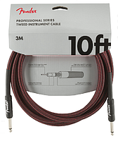 FENDER 10' PROFESSIONAL SERIES INSTRUMENT CABLE, ORANGE/BLACK - Инструментальный кабель 10' (3,05 м)