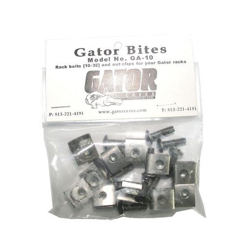 GATOR GA-10 - Комплект крепежа для рэковых кейсов: болт, гайка (упаковка 10 штук) фото 2
