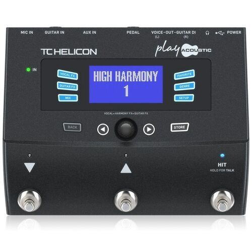 TC HELICON PLAY ACOUSTIC - Напольный процессор для вокала и акустической гитары фото 2