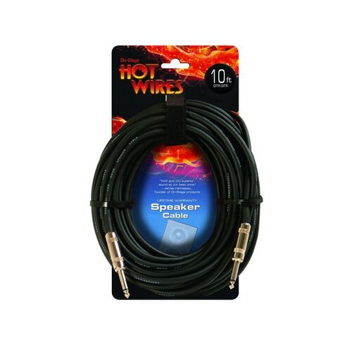 ONSTAGE SP14-10 - Колоночный  кабель 2х2мм2, 6,3 джек моно <-> 6,3 джек моно, длина 3.05м