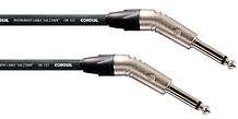 CORDIAL CXI 3 R30R30 - Инструментальный кабель угловой (30°) моно-джек 6,3 мм/угловой (30°) моно-дже