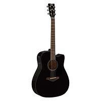 YAMAHA FGX800C BL - Электроакустическая гитара с вырезом, цвет черный
