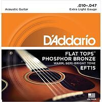 D'ADDARIO EFT15 - Струны для акустической гитары