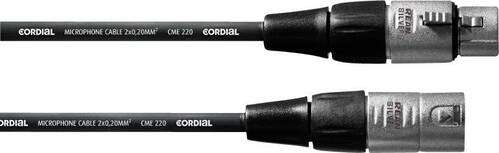 CORDIAL CFM 2,5 FM - Микрофонный кабель XLR female/XLR male, 2,5 м, черный