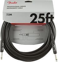 FENDER FENDER 25' INST CBL BLK - Инструментальный кабель, черный, 25' (7,62 м)