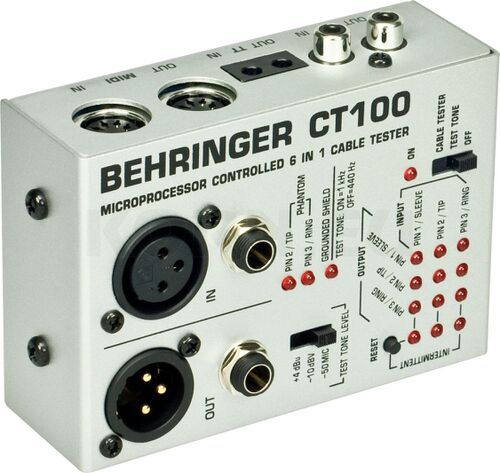 BEHRINGER CT100 - Микропроцессорный универсальный тестер