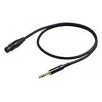 PROEL CHL210LU5 - Микрофонный кабель джек 6.3 стерео  <-> XLR F(мама )  5м.