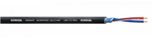 CORDIAL CMK 222 FRNC - Микрофонный кабель 4,2 мм, безгалогенный негорючий, черный