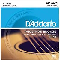 D'ADDARIO EJ38 - Струны для 12-струнной гитары