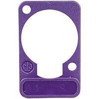 NEUTRIK DSS-VIOLET - Фиолетовая подложка под панельные разъемы XLR D-типа, для нанесения маркировки