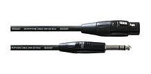 CORDIAL CIM 6 FV - Инструментальный кабель XLR female/джек стерео 6.3мм male, 6.0м, черный