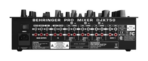 BEHRINGER DJX750 - DJ-микшер со счетчиком темпа фото 2