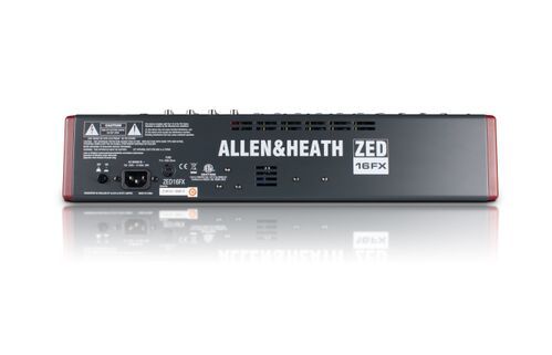 ALLEN&HEATH ZED16FX - Микшерный пульт 10 моно, 3 стерео, USB интерфейс фото 2