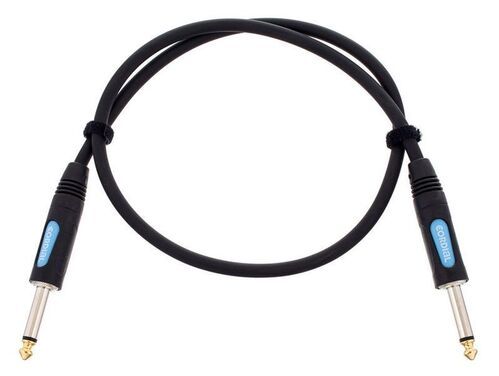 CORDIAL CCFI 0.6 PP - Инструментальный кабель джек моно 6.3мм/джек моно 6.3мм, 0.6м, черный