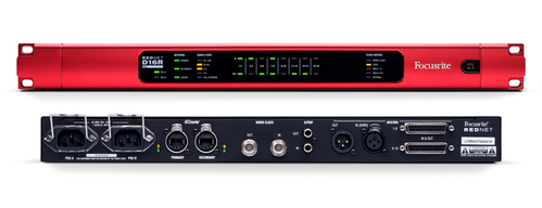 FOCUSRITE PRO REDNET D16R AES - 16-канальный AES3 конвертер для систем звукозаписи Dante
