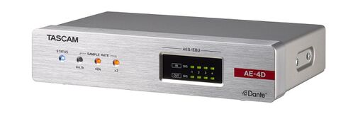 TASCAM AE-4D - AES/EBU-Dante конвертор с DSP Mixer фото 3