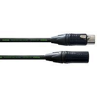 CORDIAL CRM 5 FM-BLACK - Микрофонный кабель XLR female/XLR male, разъемы Neutrik, 5,0 м, черный
