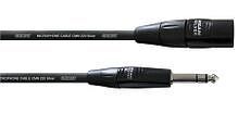 CORDIAL CIM 0.6 MV - Инструментальный кабель XLR male/джек стерео 6.3мм male, 0.6м, черный