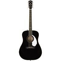 FENDER LTD ED PM-1E BLACK- Электроакустическая гитара, цвет черный
