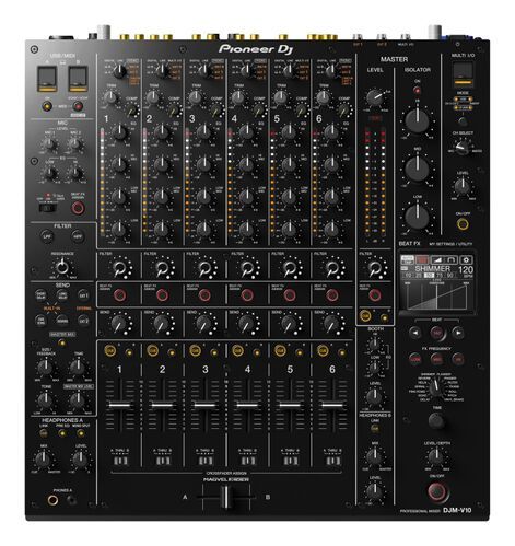 PIONEER DJM-V10 - DJ-микшер, 6 каналов, 3 USB, эффекты, компрессор