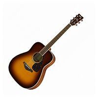 YAMAHA FG820 BSB - Акустическая гитара, дредноут, верхняя дека массив ели, цвет brown sandbusrt