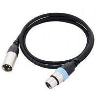 CORDIAL CPM 3 FM - Микрофонный кабель XLR female/XLR male, разъемы Neutrik, 3.0м, черный