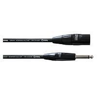 CORDIAL CIM 10 MP - Микрофонный кабель XLR male/моно джек 6,3 мм, 10,0 м, черный