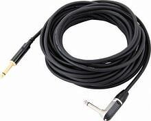 CORDIAL CCI 9 PR - Инструментальный кабель угловой моно-джек 6,3 мм/моно-джек 6,3 мм, 9,0 м, черный
