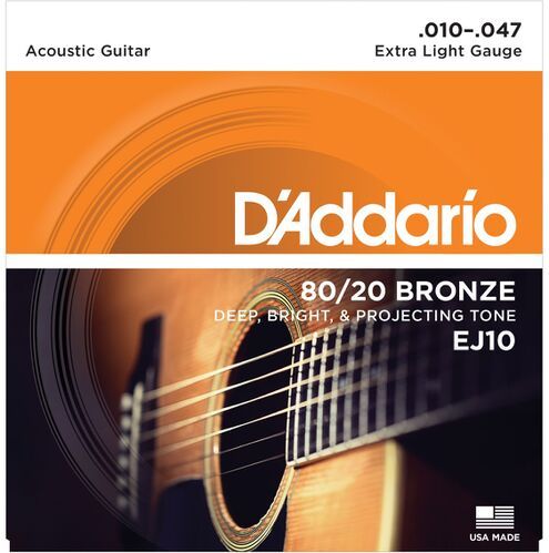 D'ADDARIO EJ10 - Струны для акустической гитары