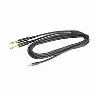 PROEL CHLP170LU15 - Сценический кабель, 2 х 6,3 джек моно <-> 3.5 джек стерео, длина - 1.5м