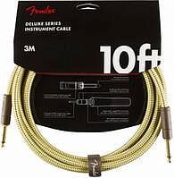 FENDER DELUXE 10' INST CABLE TWD - Инструментальный кабель, твид, 10' (3,05 м)